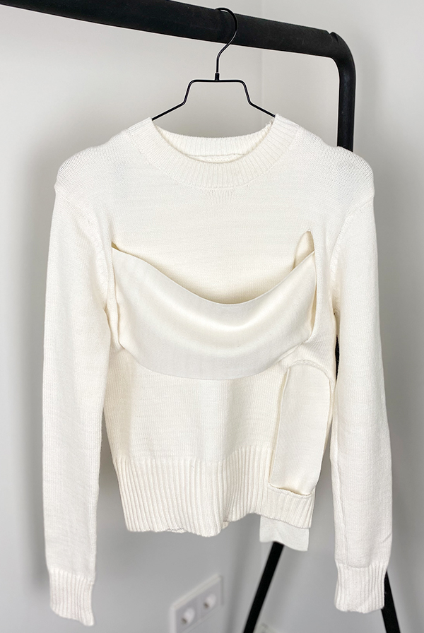 Asymmetrical sweater | OHÁ